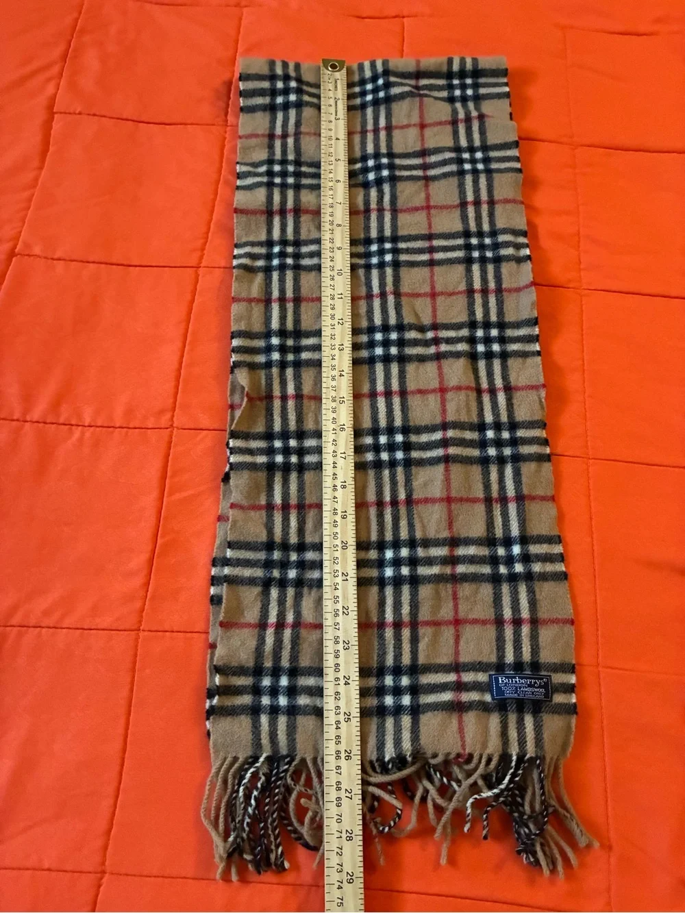 Burberry Scarf Womens The Classic Check Cashmere Vintage